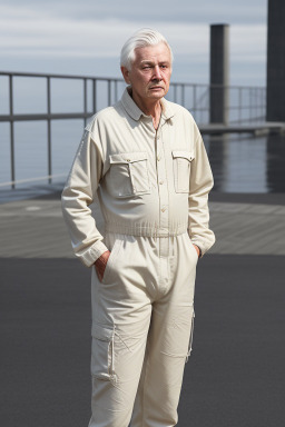 Norwegian elderly male with  white hair