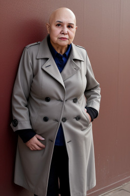 Paraguayan elderly female with  gray hair