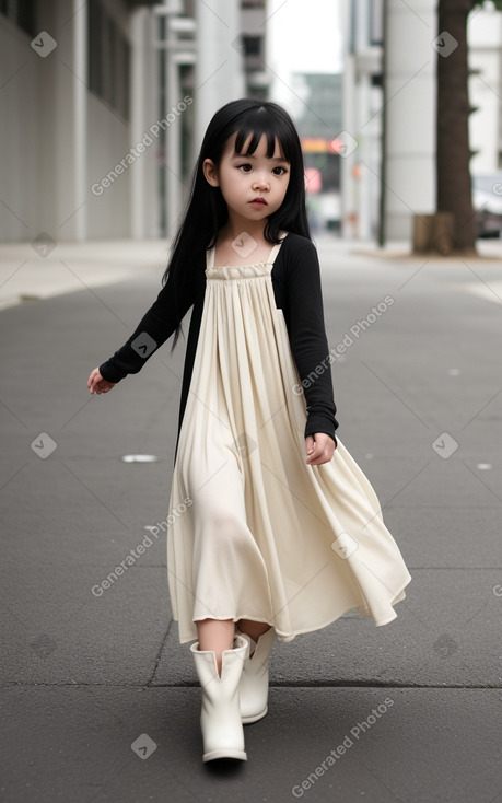 Infant girl with  black hair