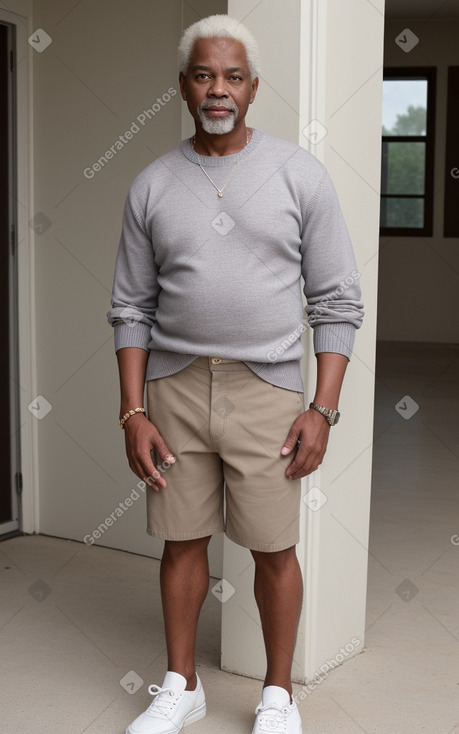 African american 45 years male with  blonde hair