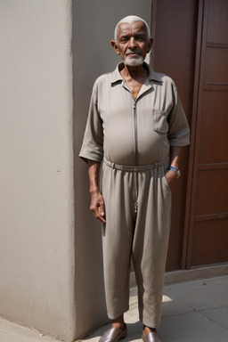 Ethiopian elderly male with  gray hair