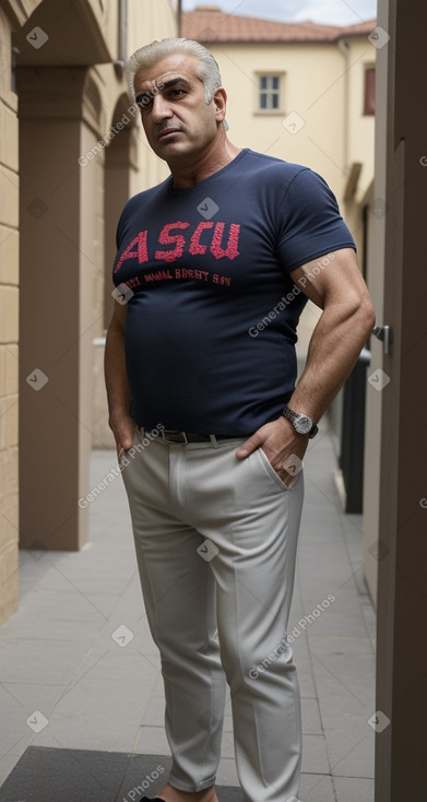 Armenian middle-aged male with  blonde hair