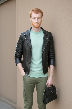 Portuguese young adult male with  ginger hair