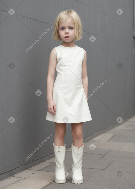 Child female with  blonde hair