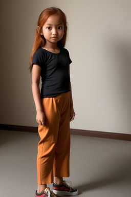 Nepalese infant girl with  ginger hair