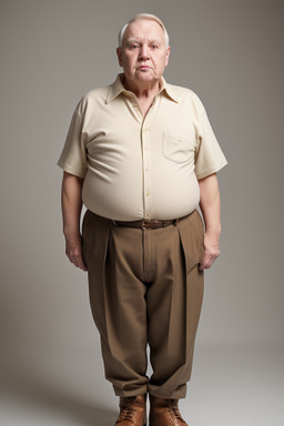 Estonian elderly male with  brown hair