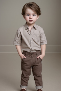 Infant boy with  brown hair