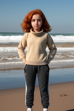 Emirati child female with  ginger hair