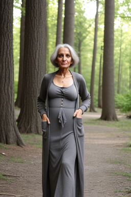 Libyan 45 years female with  gray hair