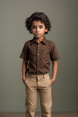 Guatemalan child male with  brown hair