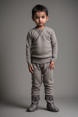 Nepalese infant boy with  gray hair