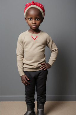 Kenyan child boy with  blonde hair