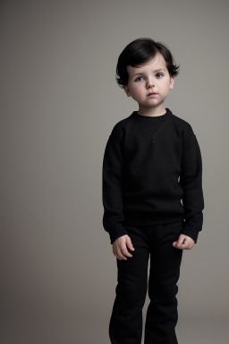 Estonian infant boy with  black hair