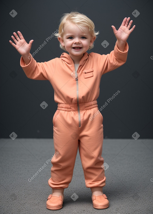 Icelandic infant boy with  blonde hair