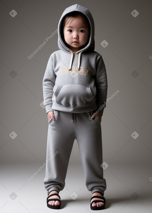 Mongolian infant girl 