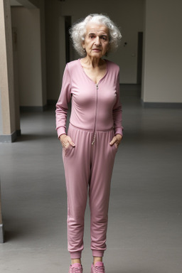 Syrian elderly female with  gray hair