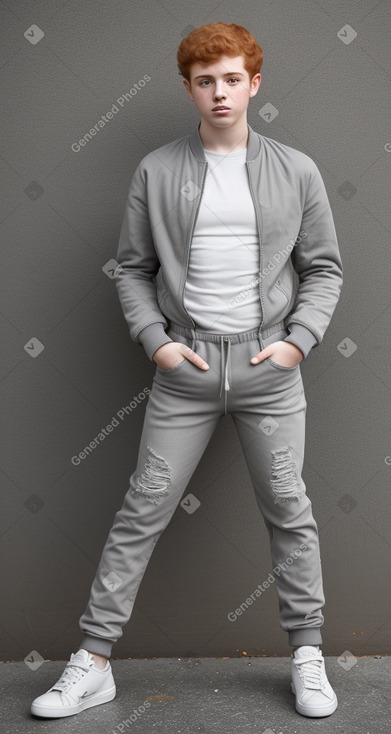 Israeli teenager boy with  ginger hair