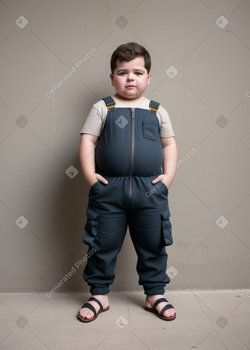 Greek child boy with  brown hair