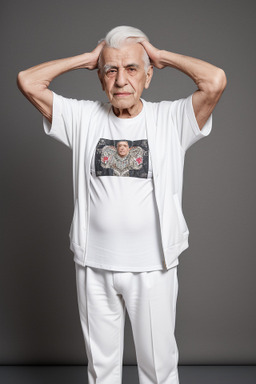 Syrian elderly male with  white hair