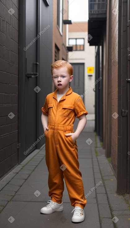 Dutch infant boy with  ginger hair