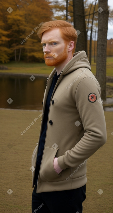 Peruvian adult male with  ginger hair