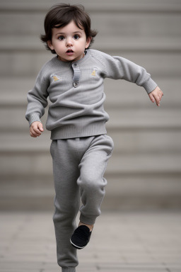 Argentine infant boy with  gray hair