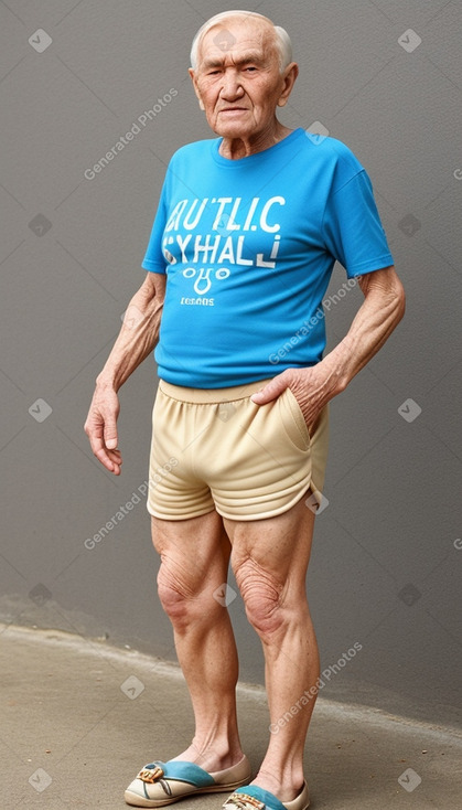 Uzbek elderly male with  ginger hair