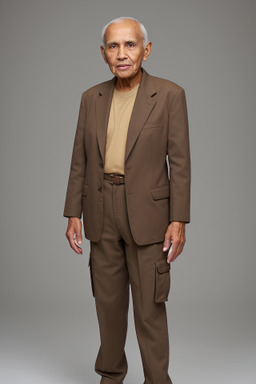 Elderly male with  brown hair