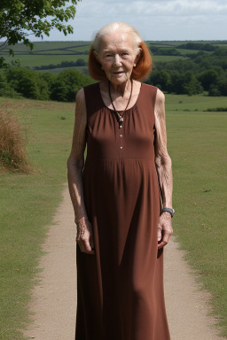 Elderly female with  ginger hair