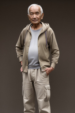 Nepalese elderly male with  blonde hair