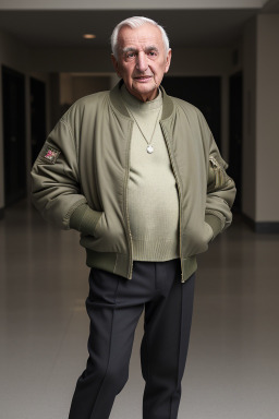 Elderly male with  blonde hair