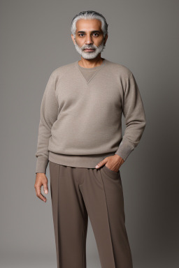 Saudi arabian 45 years male with  gray hair