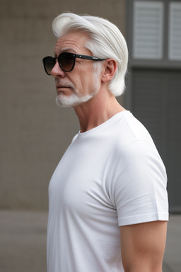 Danish 45 years male with  white hair