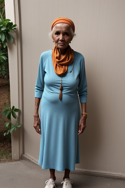 Somali elderly female with  ginger hair