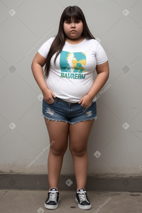 Bolivian teenager girl 