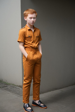 Filipino teenager boy with  ginger hair