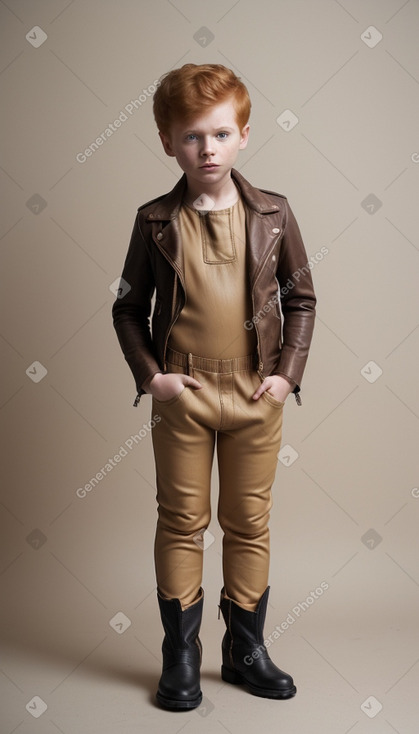 Indian child boy with  ginger hair