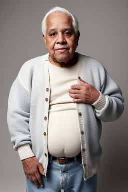 Dominican elderly male with  white hair