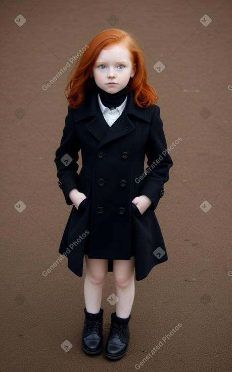 Child female with  ginger hair