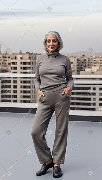 Syrian 45 years female with  gray hair