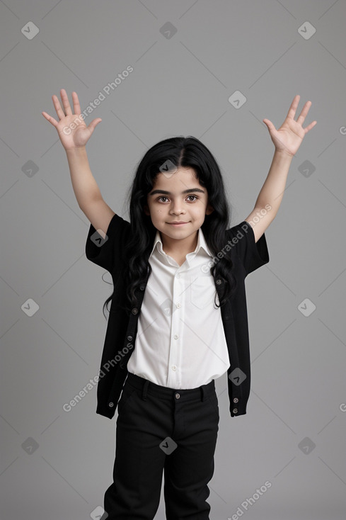 Portuguese child boy with  black hair