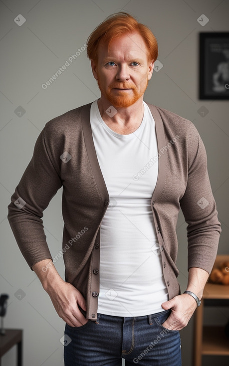 Finnish 45 years male with  ginger hair