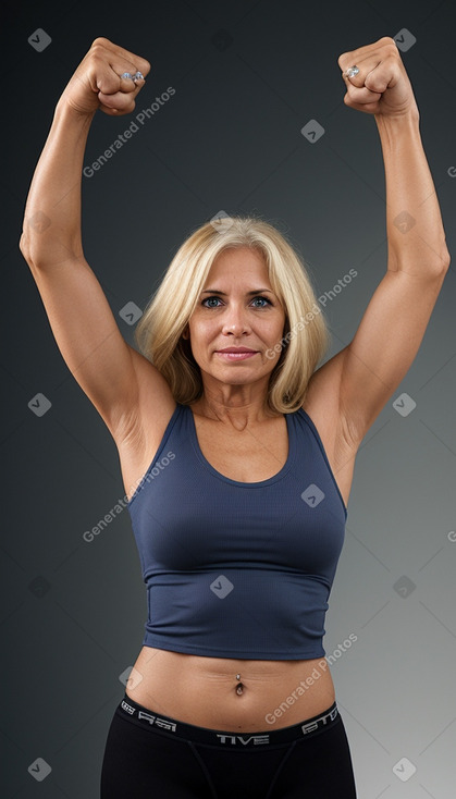 Puerto rican 45 years female with  blonde hair