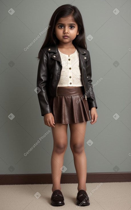 Bangladeshi infant girl with  brown hair