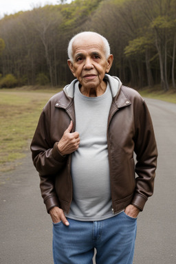 Dominican elderly male with  brown hair