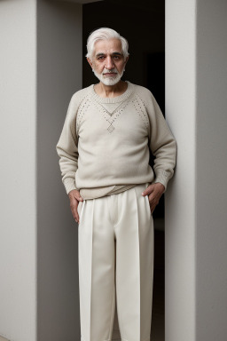 Iranian elderly male with  white hair