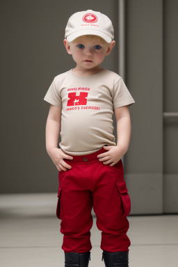 Polish infant boy with  blonde hair