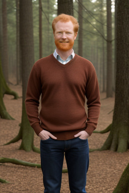 45 years male with  ginger hair