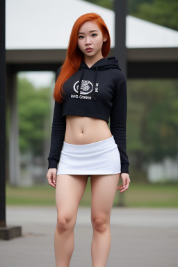 Thai adult female with  ginger hair