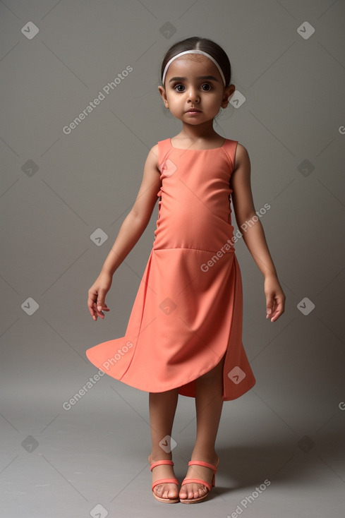 Omani infant girl with  gray hair